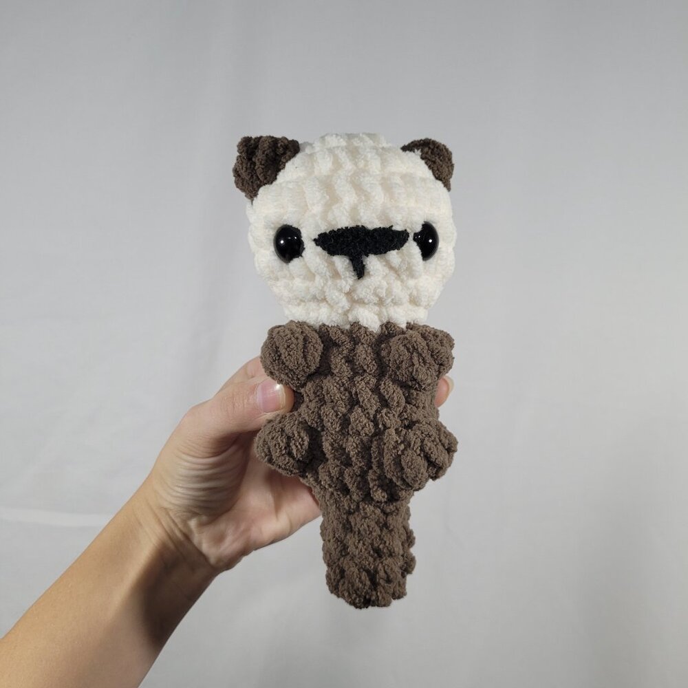 Crochet Otter Plushie | Teal Color | Handmade Gifts - Picture 3 of 5